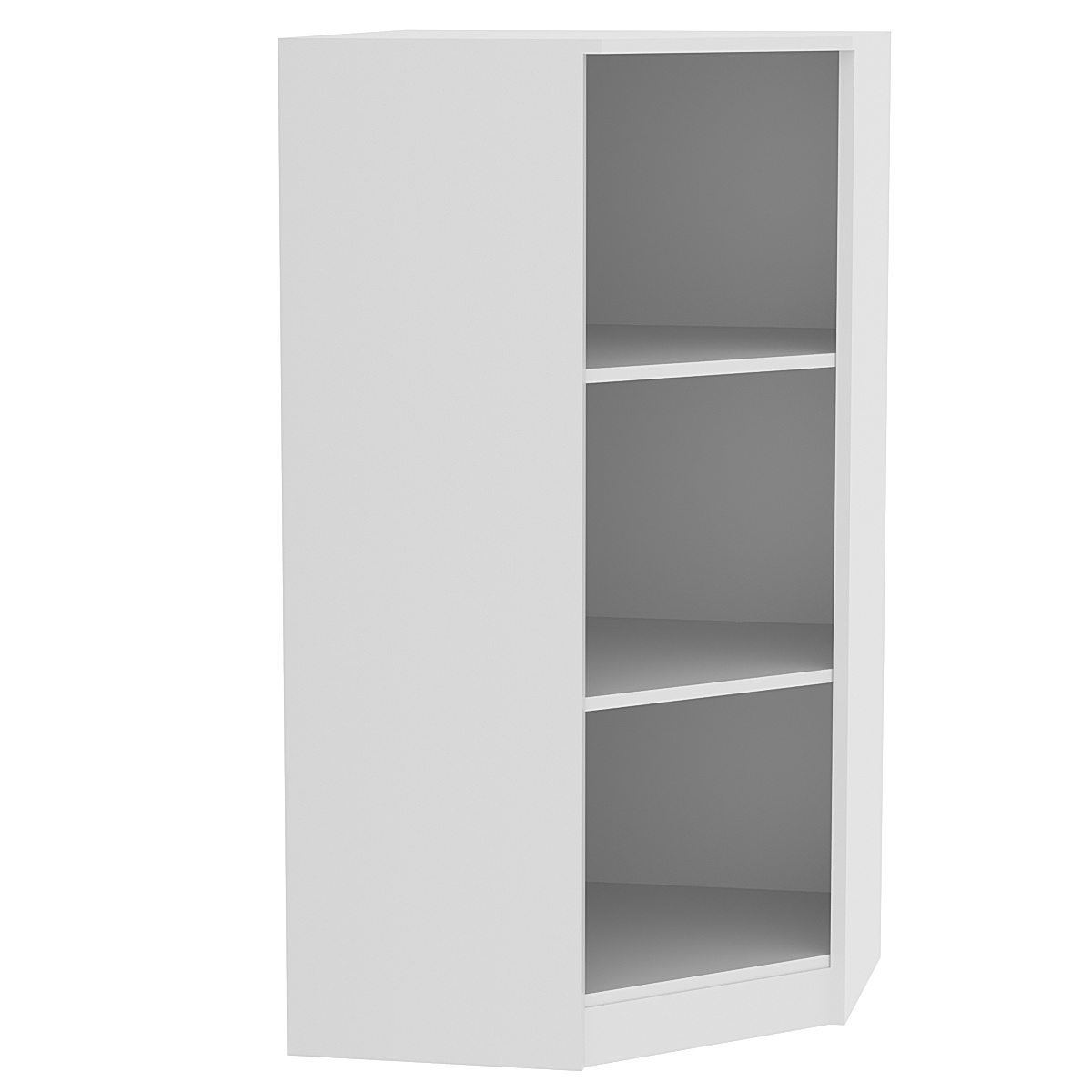 Угловой офисный стеллаж ВЕКТОР СУ-12 Серый