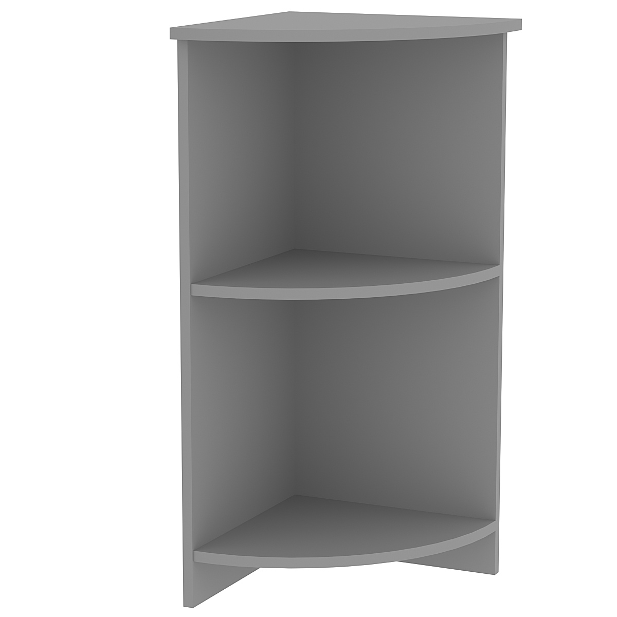 Угловой офисный стеллаж ВЕКТОР СР-21 Темно-Серый
