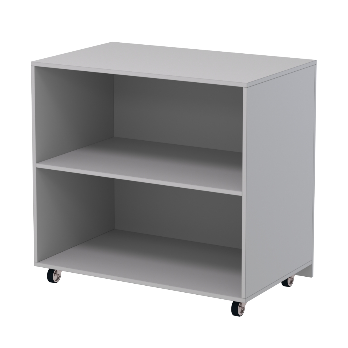 Недорогой прилавок на колесах под декоративные молдинги №ПДМ-16 Серый