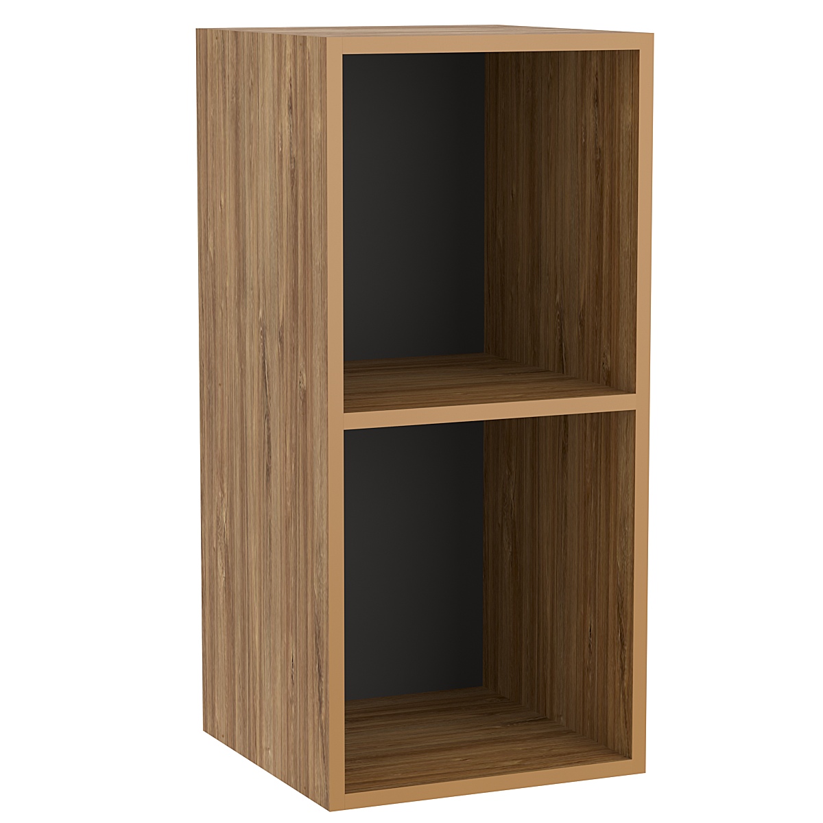 Антресоль офисная узкая А-03 Дуб канзас коричневый Н1113 ST10