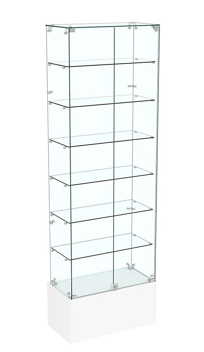 Узкая витрина обзорная ИСТРА №35-600 Белый