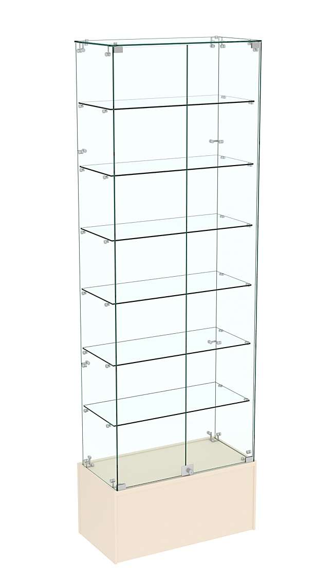 Узкая витрина обзорная ИСТРА №35-600 Крем Вайс