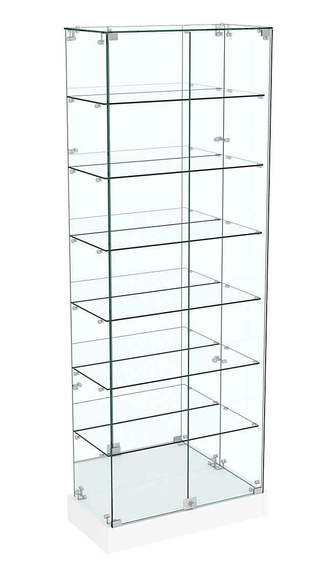 Узкая витрина зеркальная ИСТРА №11-600 Белый