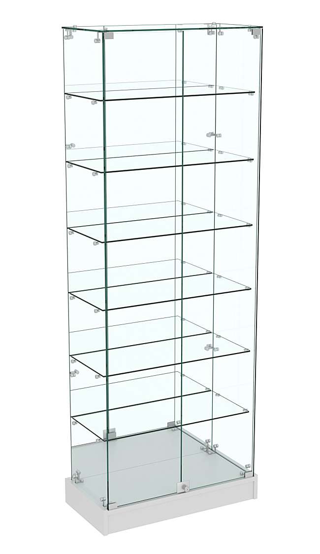 Узкая витрина зеркальная ИСТРА №11-600 Серый