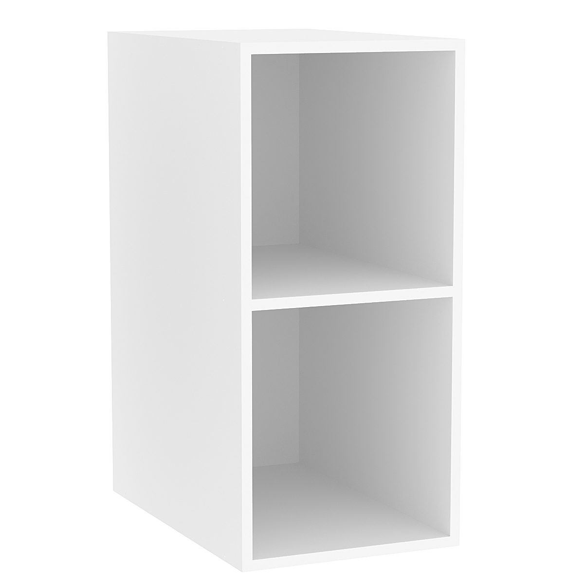 Антресоль офисная узкая, глубокая А-04 Белый