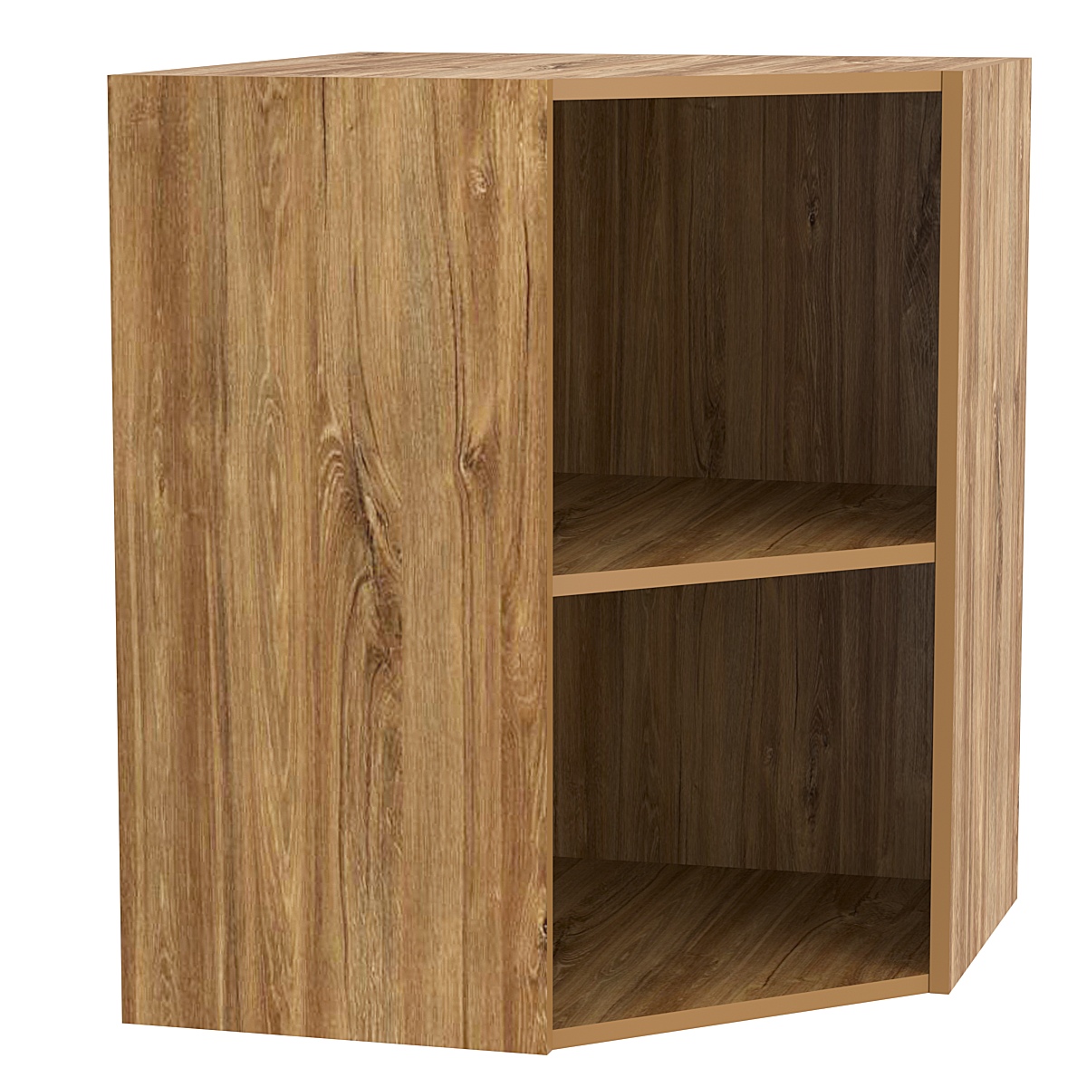 Антресоль угловая А-05 Дуб канзас коричневый Н1113 ST10