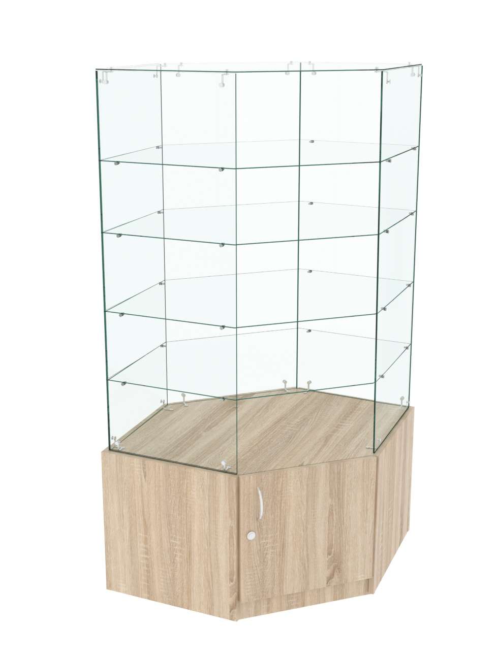 Витрина Истра в центр зала №209 (угловая) Дуб сонома