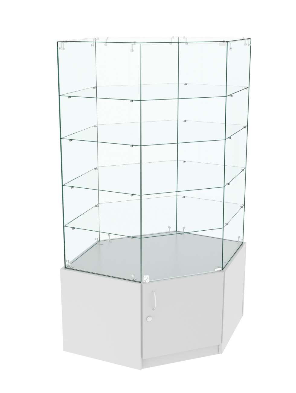 Витрина Истра в центр зала №309 (угловая) Серый