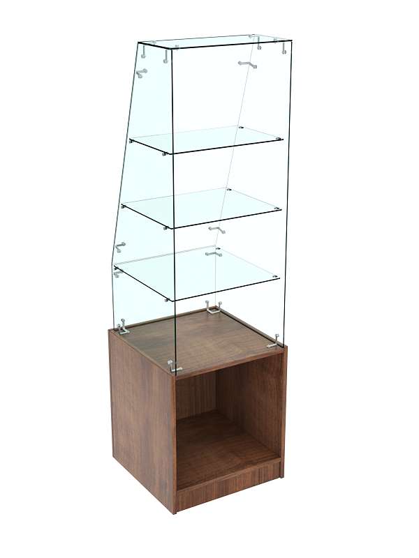 Прилавок квадратный высокий Истра №15-450 (открытый) Орех