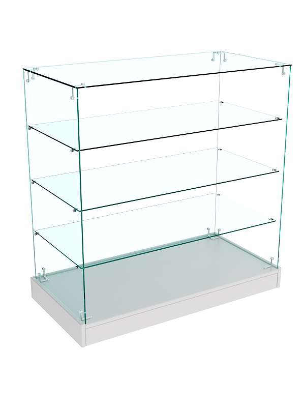 Прилавок Истра на подставке №23 (открытый) Серый