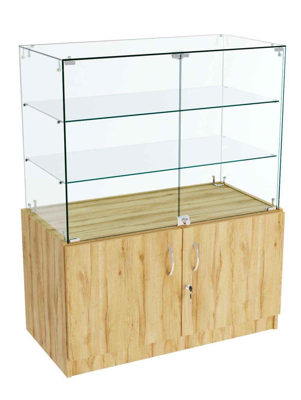 Прилавок Истра с тумбой и дверками №127 (закрытый) Дуб Золотистый