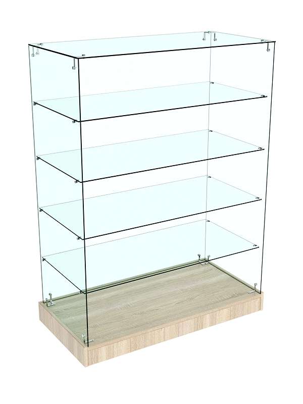 Прилавок Истра прозрачный №29 (открытый) Дуб сонома