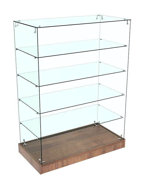 Прилавок Истра прозрачный №29 (открытый) Орех