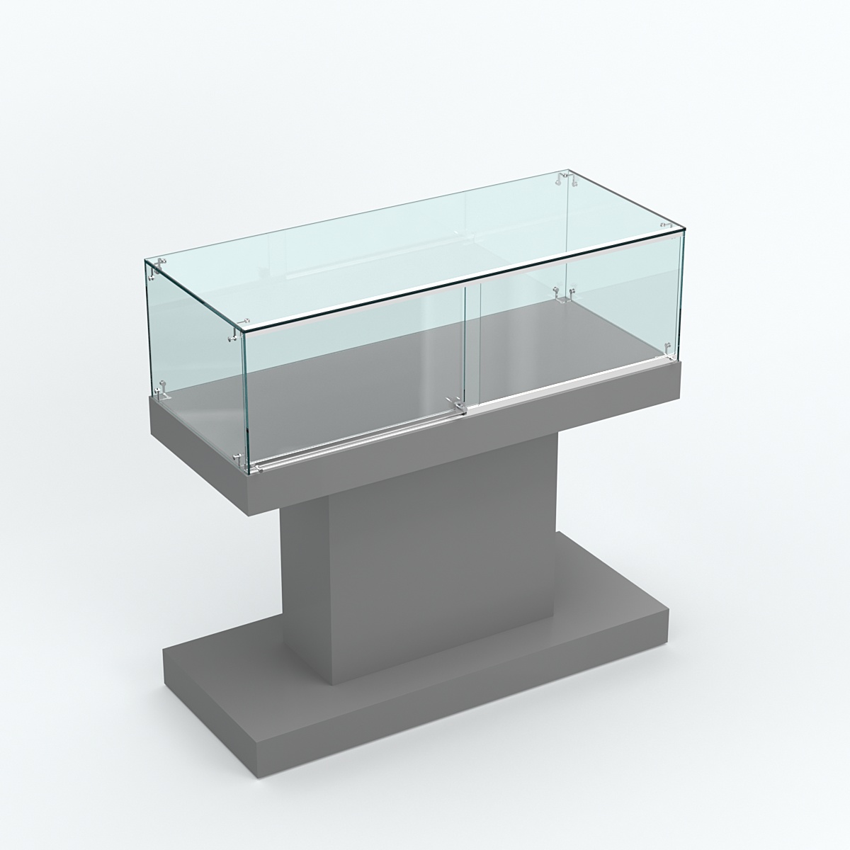 Островной прилавок №1 Темно-Серый