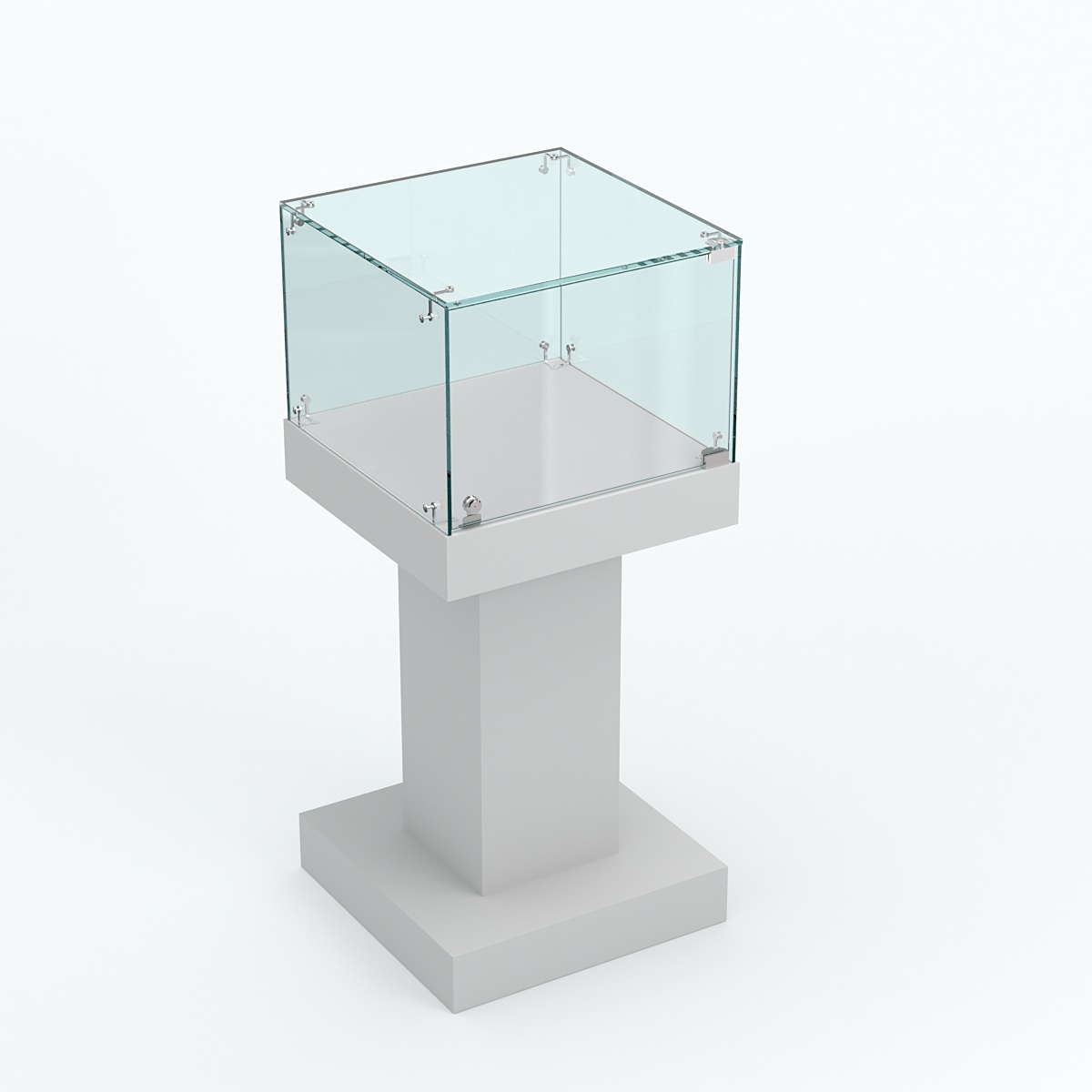 Островной прилавок №2 Серый