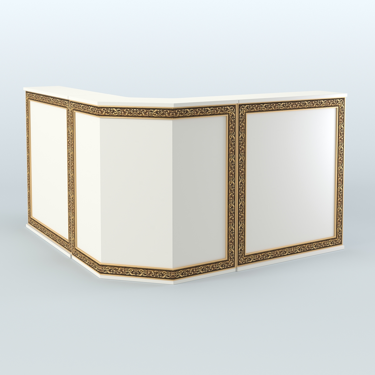 Ресепшен большой серии БАРОККО №5 Белый