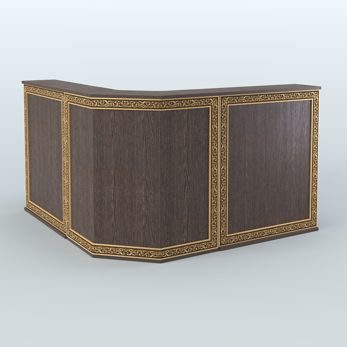 Ресепшен большой серии БАРОККО №5 Дуб Венге