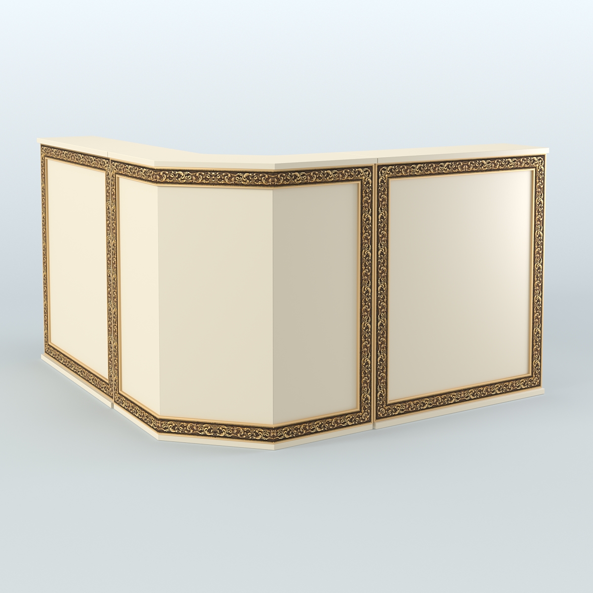 Ресепшен большой серии БАРОККО №5 Крем Вайс