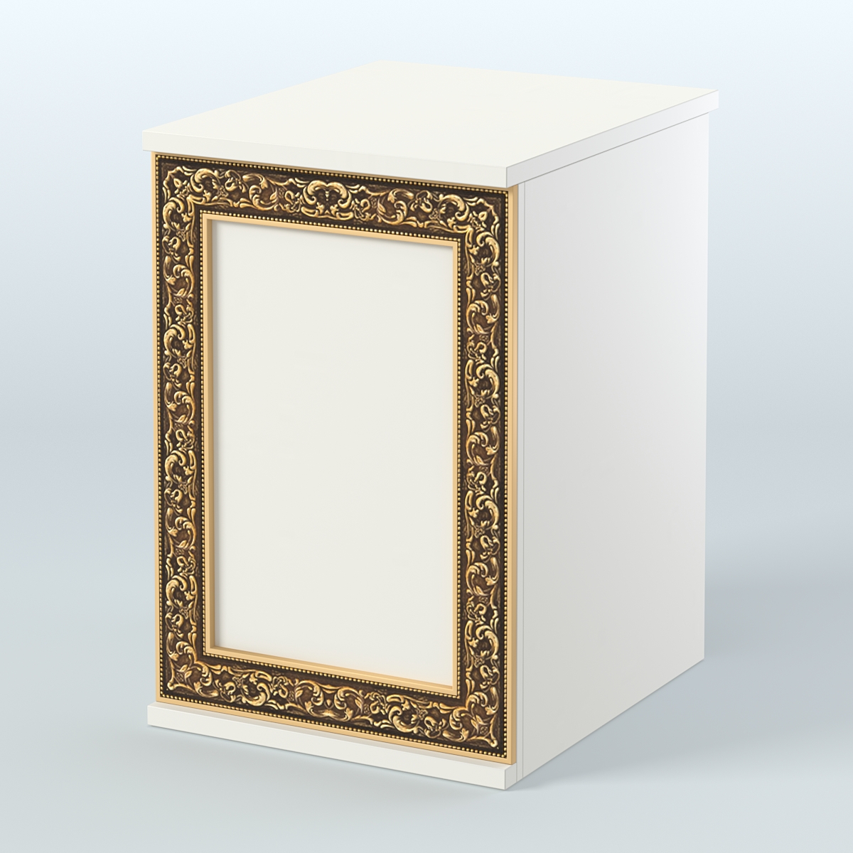 Стол-ресепшен малый серии БАРОККО №2 Белый