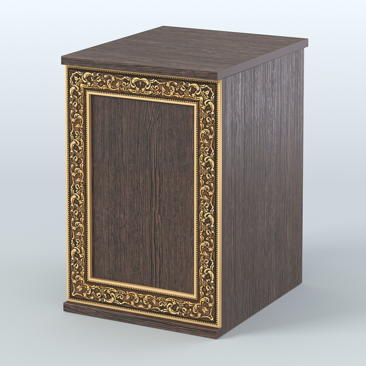 Стол-ресепшен малый серии БАРОККО №2 Дуб Венге