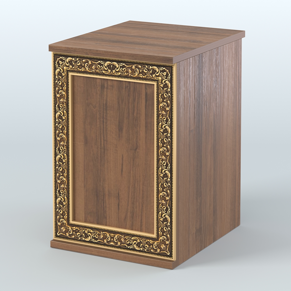 Стол-ресепшен малый серии БАРОККО №2 Орех