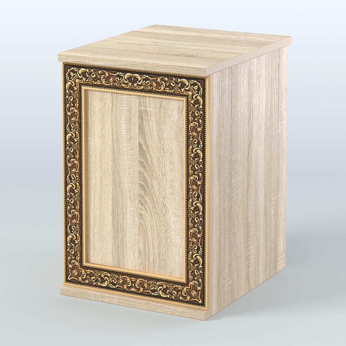 Стол-ресепшен малый серии БАРОККО №2 Дуб сонома