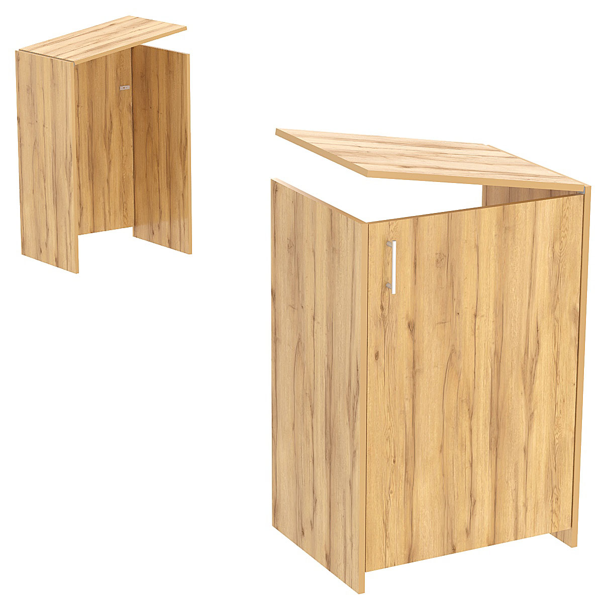 Торговый прилавок-проход серии БРИЗ Дуб Золотистый