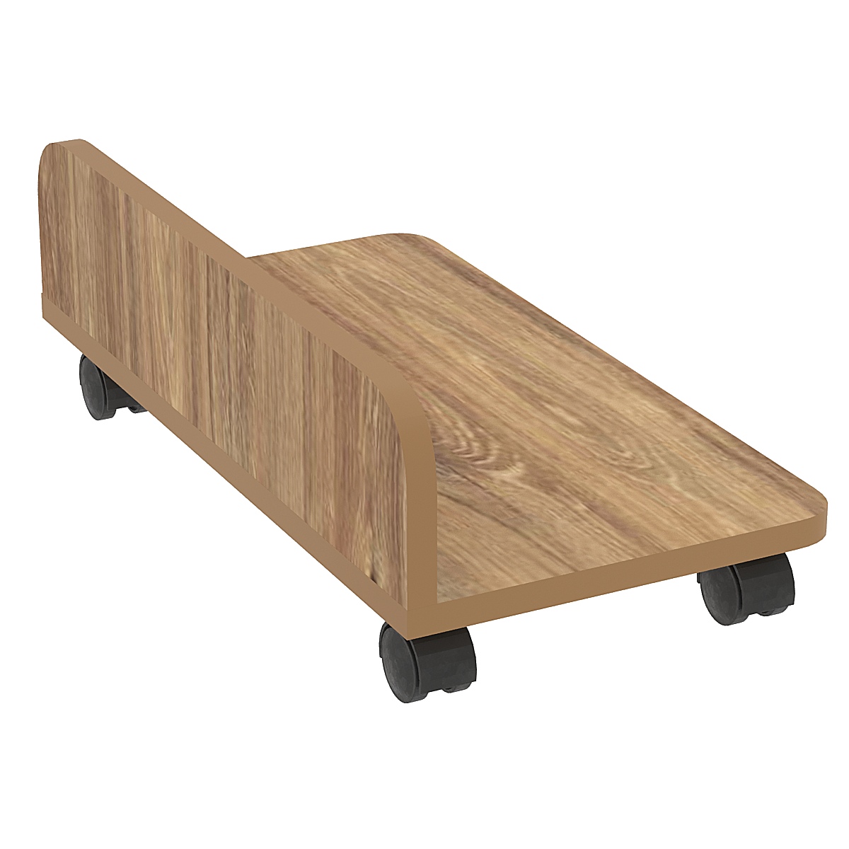 Подставка офисная под системный блок №1 Дуб канзас коричневый Н1113 ST10