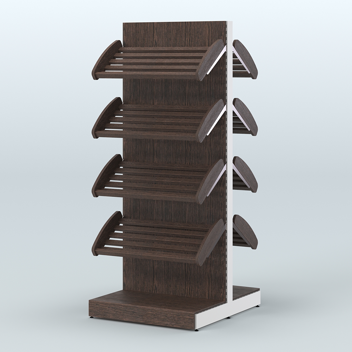 Островной высокий стеллаж для хлеба и выпечки Феникс №2 Дуб Венге