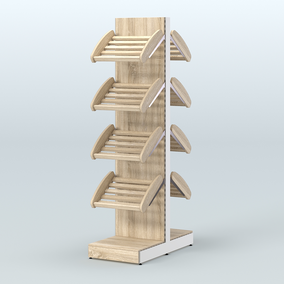 Островной стеллаж для хлеба и выпечки Феникс №6 Дуб Сонома