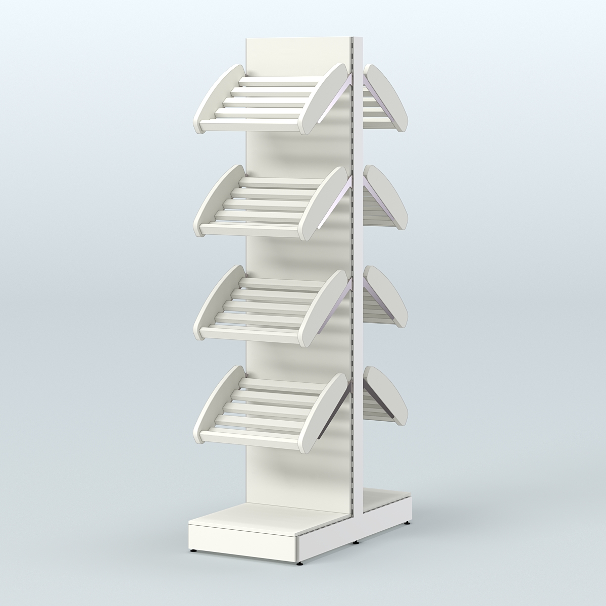 Островной стеллаж для хлеба и выпечки Феникс №6 Белый