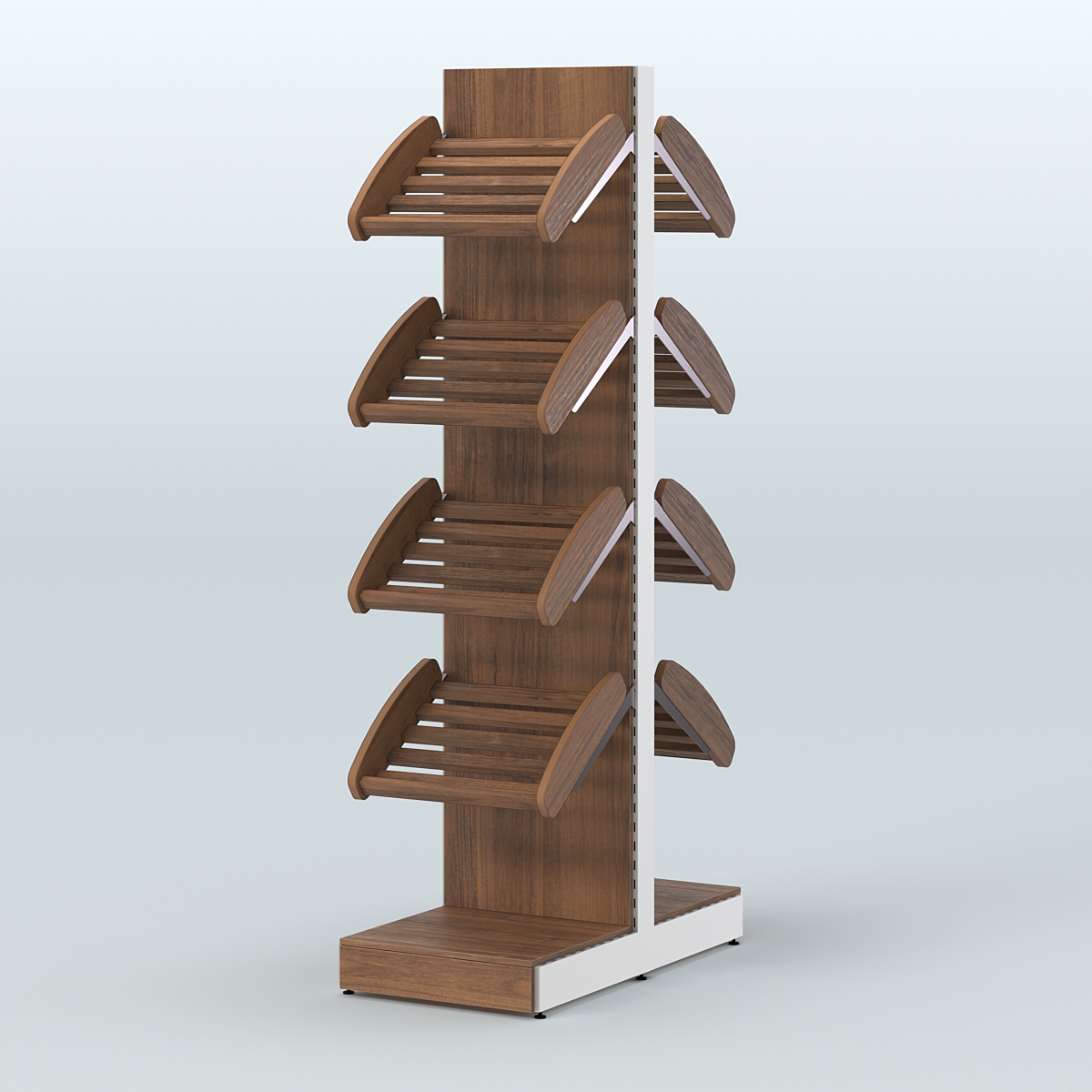 Островной стеллаж для хлеба и выпечки Феникс №6 Орех