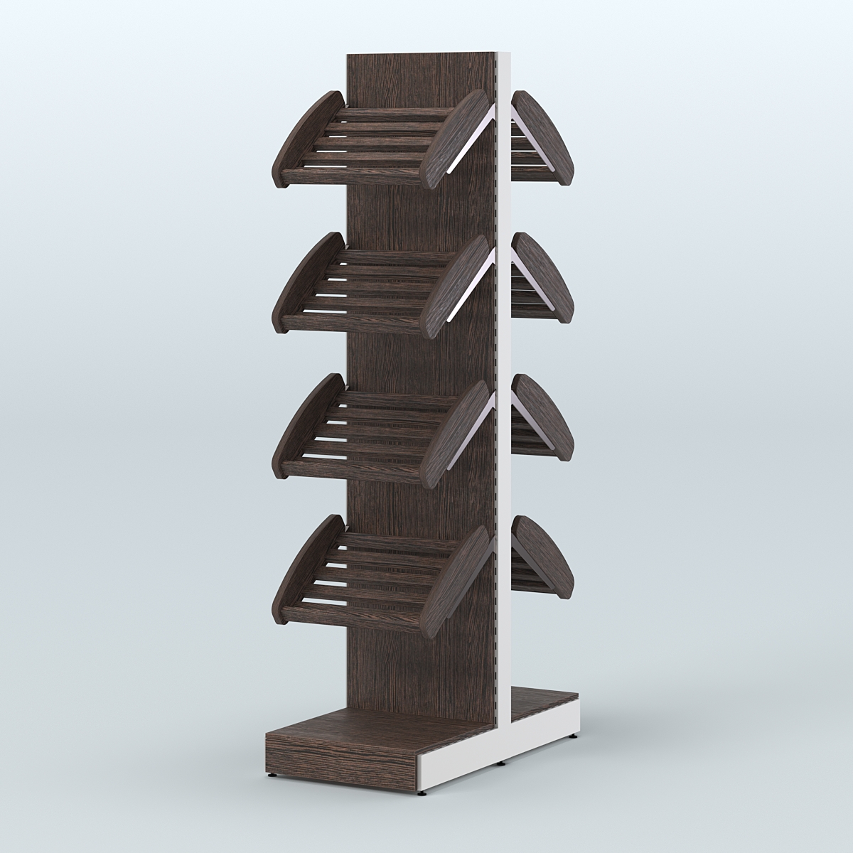 Островной стеллаж для хлеба и выпечки Феникс №6 Дуб Венге