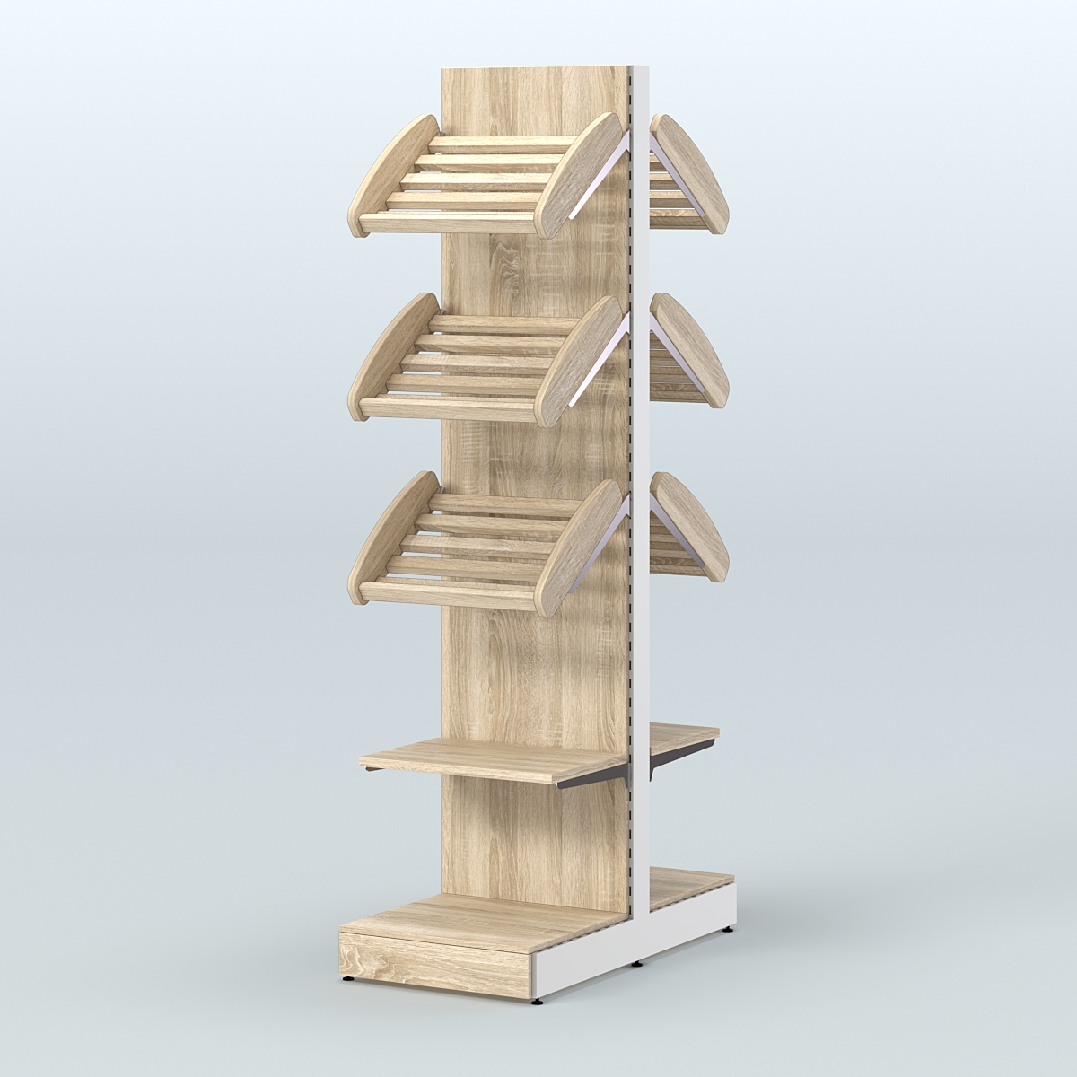 Островной высокий стеллаж для хлеба и выпечки Феникс №13 Дуб Сонома