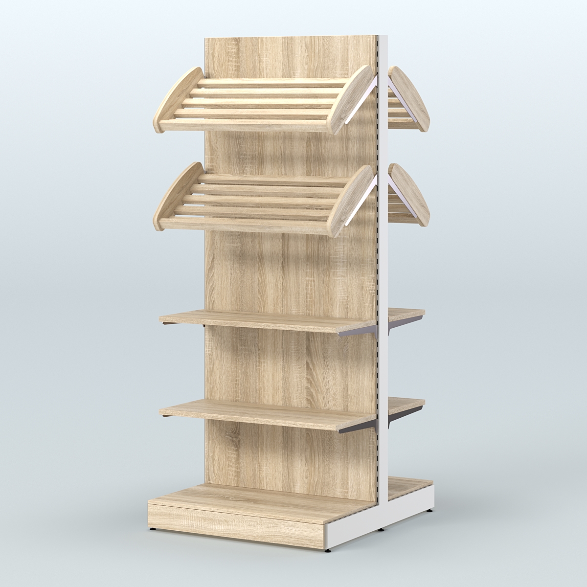 Островной высокий стеллаж для хлеба и выпечки Феникс №15 Дуб Сонома