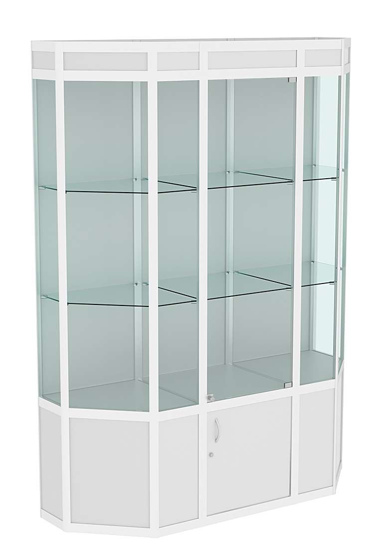 Витрина из профиля Трапеция №1 (1,5 метра) Серый