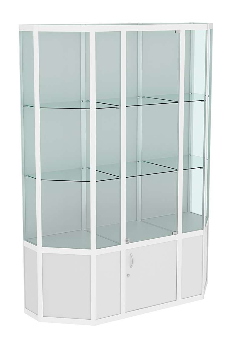 Витрина из профиля Трапеция №2 (1,5 метра) Серый