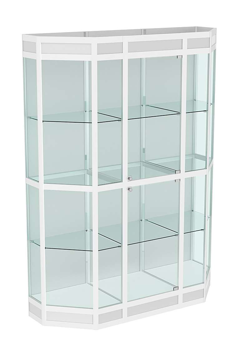 Витрина из профиля Трапеция №3 (1,5 метра) Серый