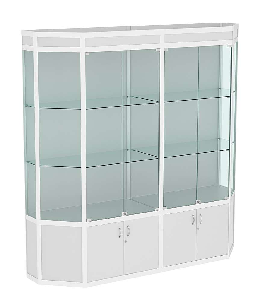 Витрина из профиля Трапеция №1 (2-ух метровая) Серый