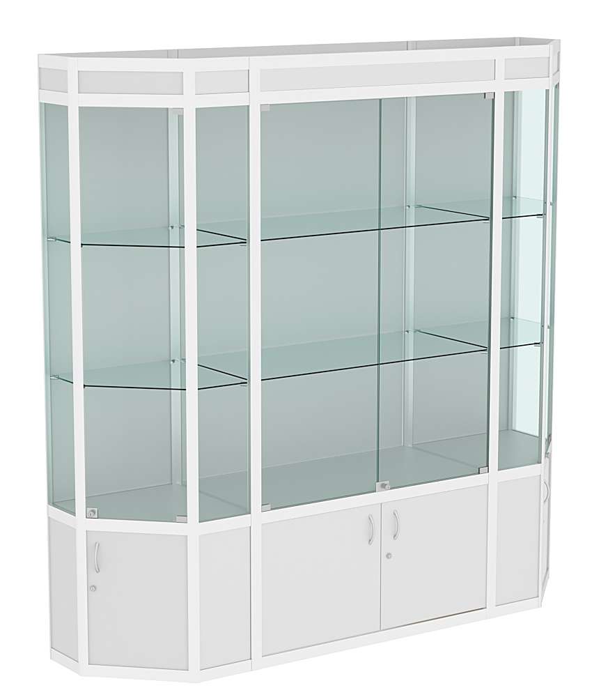 Витрина из профиля Трапеция №5 (2-ух метровая) Серый