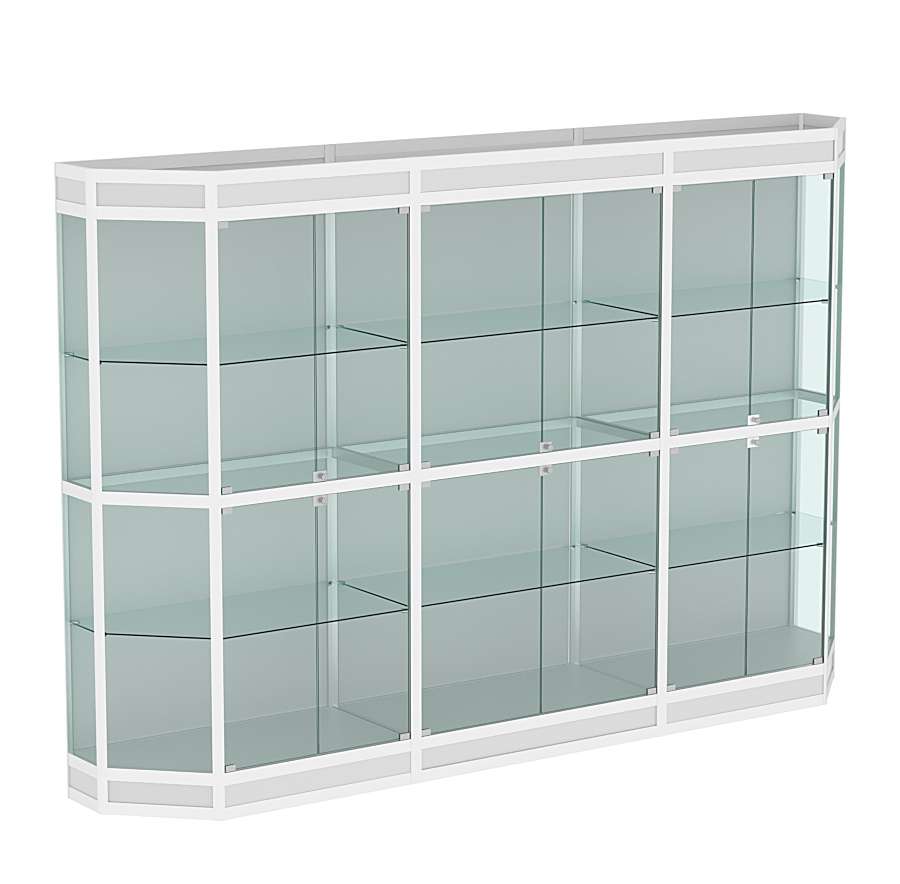 Витрина из профиля Трапеция №3 (3-ех метровая) Серый