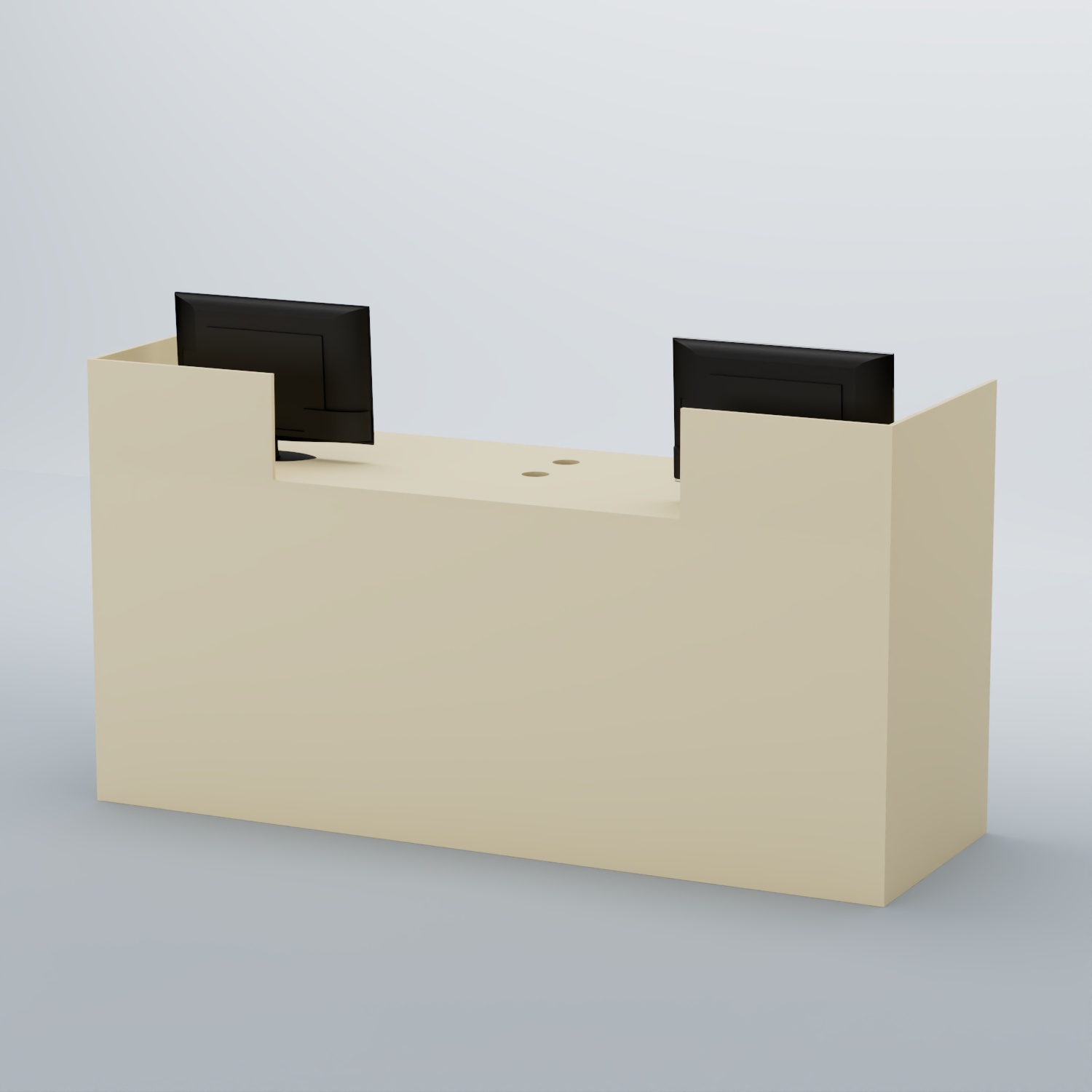 Ресепшен Атлант классический №1 Крем Вайс