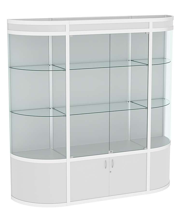 Витрина из профиля с секторами №5 (2-ух метровая) Серый