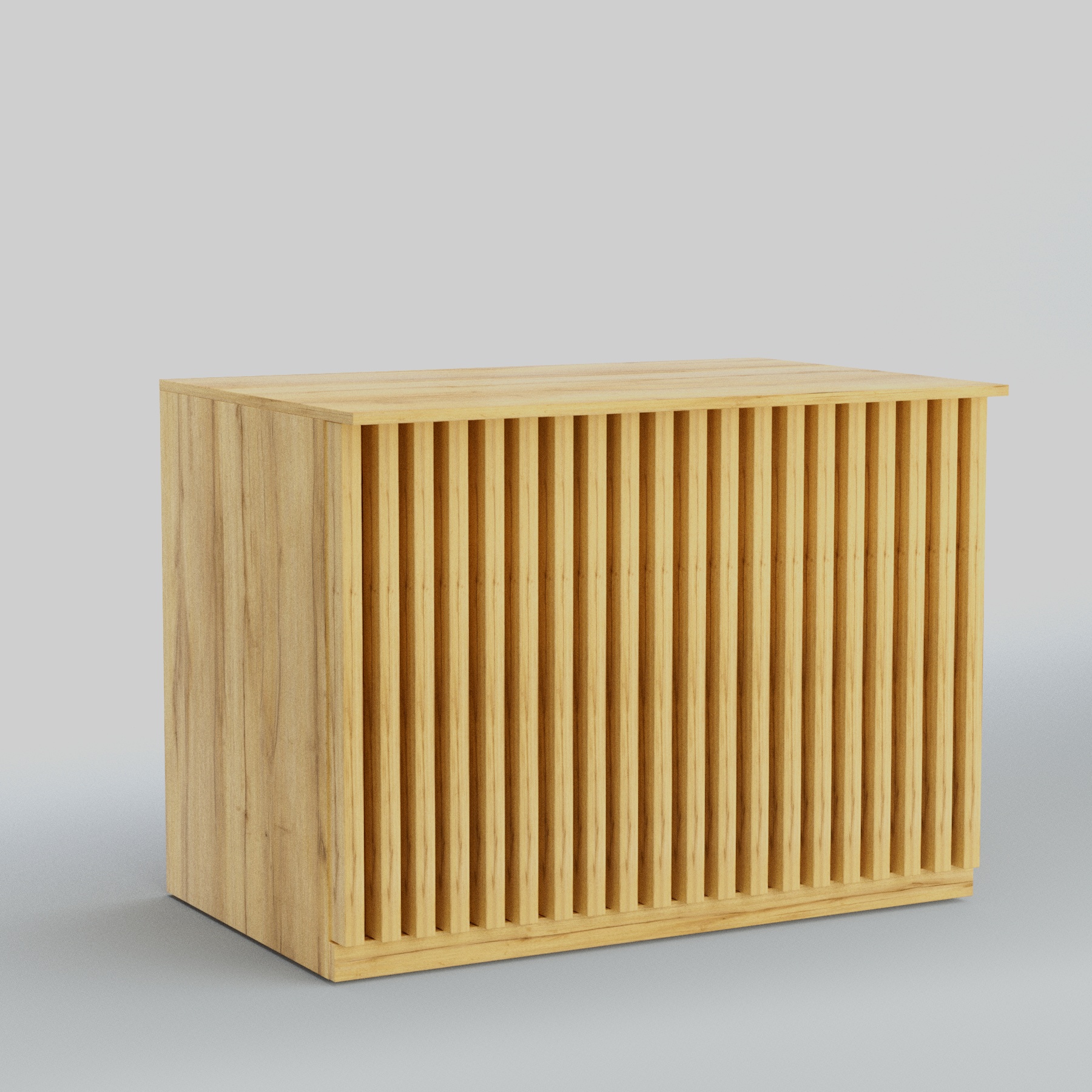 Ресепшен - стол широкий серии ВЕРТИКАЛЬ №8 Дуб Золотистый