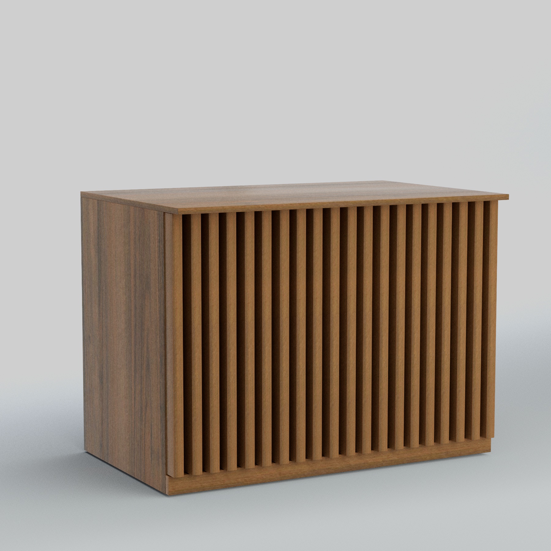 Ресепшен - стол широкий серии ВЕРТИКАЛЬ №8 Орех