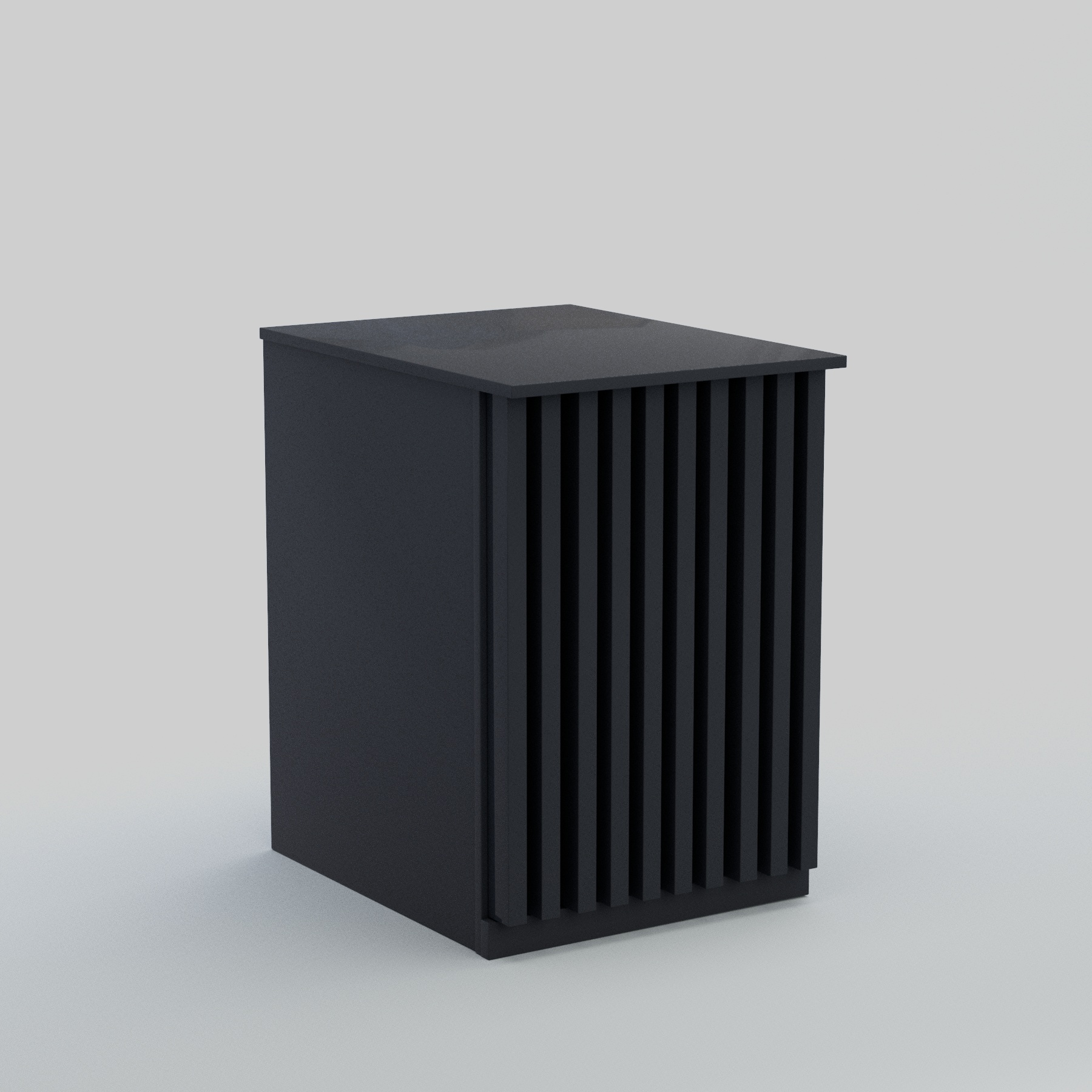 Ресепшен - стол узкий серии ВЕРТИКАЛЬ №9 Антрацит