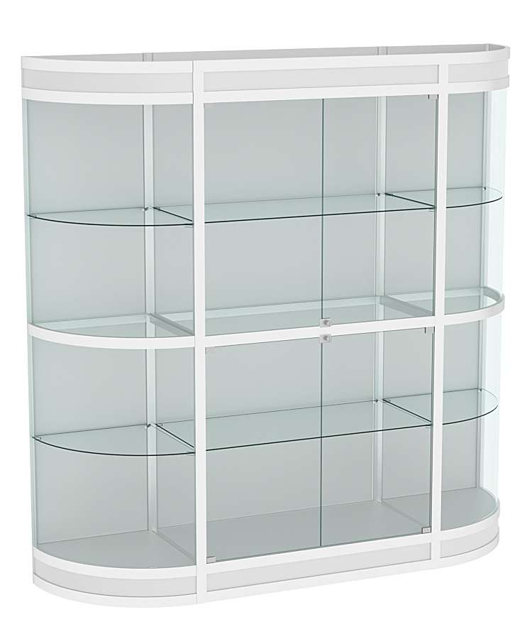 Витрина из профиля с секторами №7 (2-ух метровая) Серый