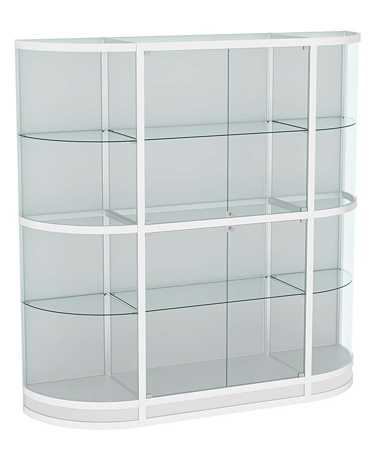 Витрина из профиля с секторами №8 (2-ух метровая) Серый