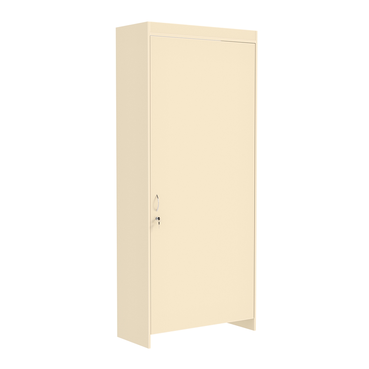 Дверной блок без нижней платформы №1А Крем Вайс