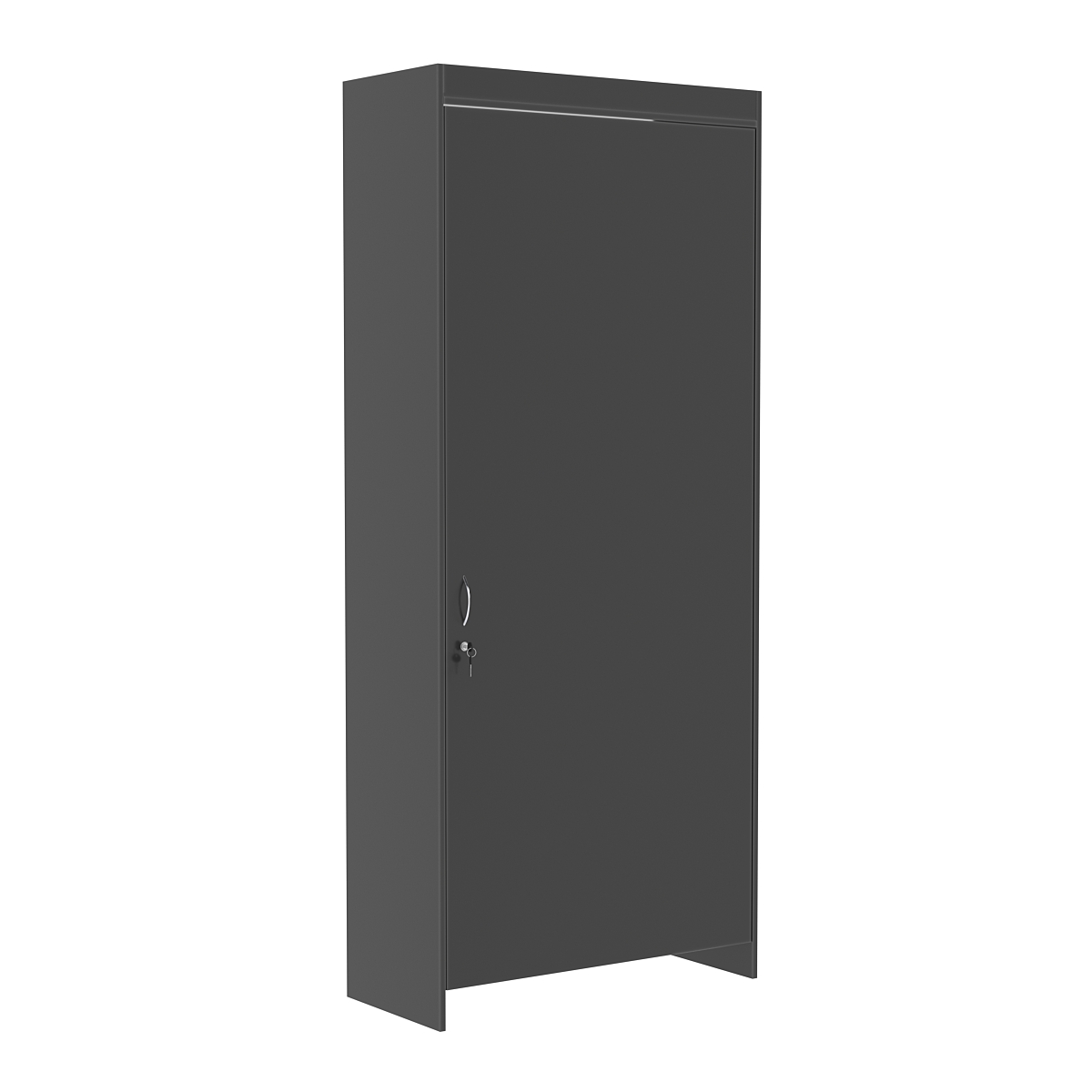 Дверной блок без нижней платформы №1А Антрацит